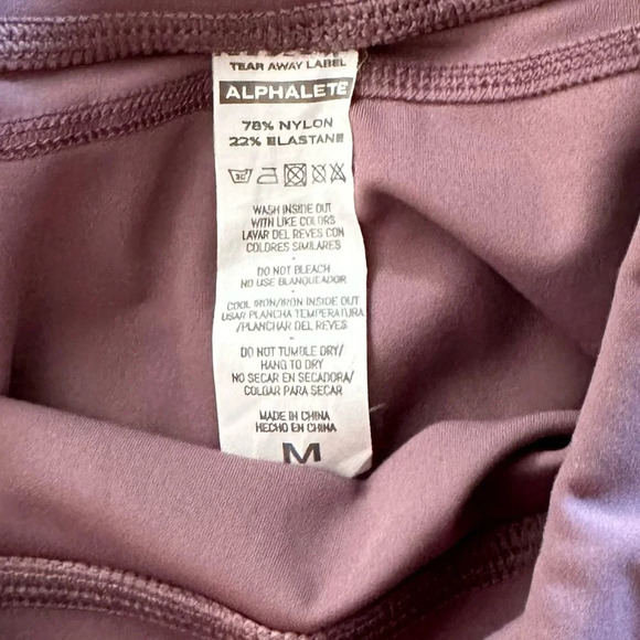 Alphalete Pulse Surge Legging Passive Purple NWOT Size Medium - Picture 7 of 15